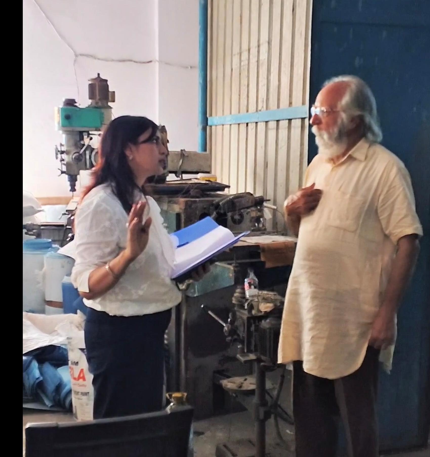 Vastu consultation at a factory — production floor assessment